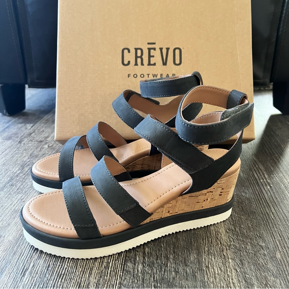 Crevo Claudia Wedge Sandals